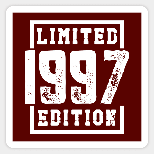 1997 Limited Edition Sticker by colorsplash